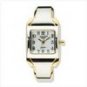 2TONE PLATE CUFF BRACELT WATCH
