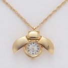 LADY BUG WATCH NECKLACE