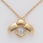 LADY BUG WATCH NECKLACE