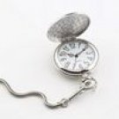 Men's Silver Pocket Watch