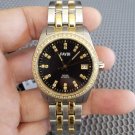 Vintage Diamond-bordered Mens Japanese Mechanical Movement 24-Jewels Business Wrist Watches #F111