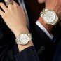 Men's Japanese quartz movement waterproof business 40mm wrist watches 9089M