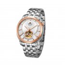Ebohr Skeleton Power Reserve Men's Japanese Movement Automatic Mechanical Wrist Watches 5081