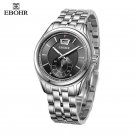 Ebohr Mens Japanese Quartz Movement Business Stainless Steel luminous Wrist Watches 1095