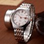 Ebohr 39mm Mens Japanese Quartz Movement Business Stainless Steel  Wrist Watches 3002