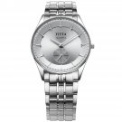 Fiyta Mens Watches Ultra-thin Minimalist Copper Dial Swiss Quartz Movement 36mm Wristwatches G278