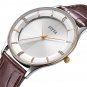 Fiyta Mens Watches Ultra-thin Minimalist Swiss Quartz Movement 39mm Wristwatches G800002