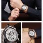Ebohr Chronograph 42mm Mens Japan Quartz Movement Business Wrist Watches 0641