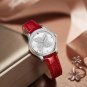 Rarone windmill women's Japanese quartz movement business causal leather wristwatches 8600098