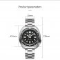Addies Mens turtle watches 200M submarine luminous 43.8mm automatic machanical wristwatches MY-H8