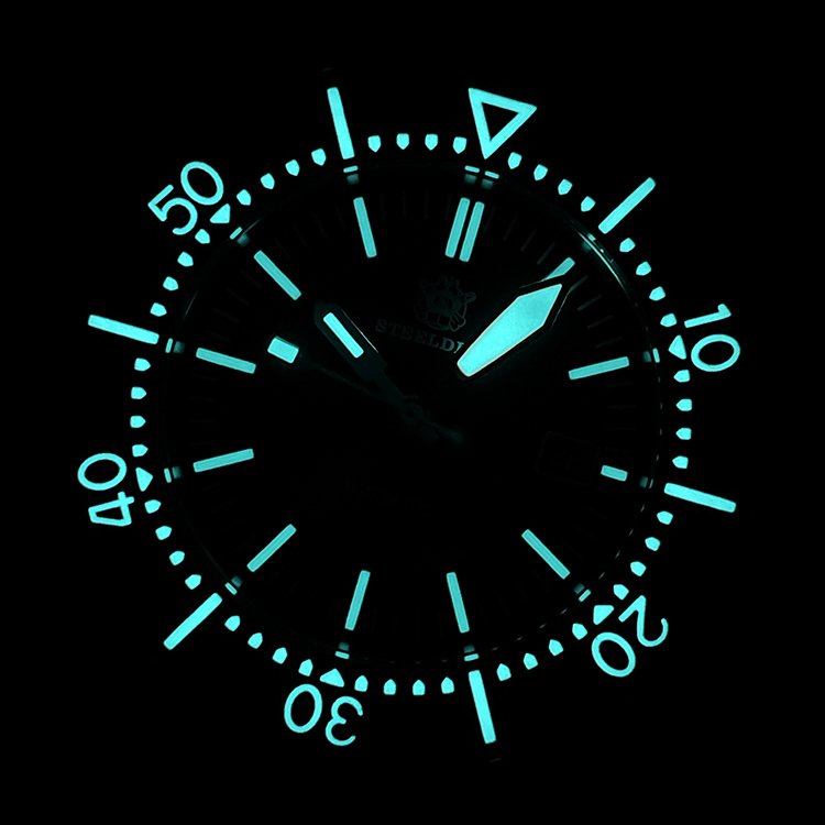 Men Automatic Mechanical Watches One-piece Case 1000M Waterproof NH35 Dive Wristwatch SD1989