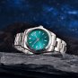 Men's watch 40mm Japan NH35A automatic mechanical 100M waterproof luminous wristwatches Blue PD1733