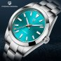 Men's watch 40mm Japan NH35A automatic mechanical 100M waterproof luminous wristwatches Blue PD1733