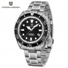 Mens watch 44mm black dial sapphire 20bar luminous automatic mechancial wristwatches PD1680