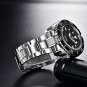 Mens watch 44mm black dial sapphire 20bar luminous automatic mechancial wristwatches PD1680