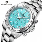 Mens watch 40mm dial 100M waterproof chronograph tachymetre luminous sports quartz watches PD1727 Mens watch 40mm dial 100M waterproof chronograph tachymetre luminous sports quartz watches PD1727
