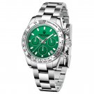 Mens watch 40mm green dial 10bar chronograph tachymetre luminous sports quartz watches PD1727 Mens watch 40mm green dial 10bar chronograph tachymetre luminous sports quartz watches PD1727