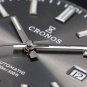 Cronos Copper-Nickel Platinum PVD Bezel 100m Water Resistant Men's Automatic Mechancial Watch L6010