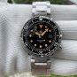 Steeldive Black Dial Orange Luminous 30ATM 47.5MM NH35 Automatic Tuna Mens Dive Watch SD1975T