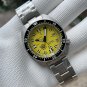 Steeldive Unique Yellow Dial BGW9 Luminous 42MM Slim Turtle Dive Watch with Cermaic Bezel SD1977T