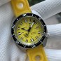 Steeldive Unique Yellow Dial BGW9 Luminous 42MM Slim Turtle Dive Watch with Cermaic Bezel SD1977T