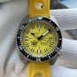 Steeldive Unique Yellow Dial BGW9 Luminous 42MM Slim Turtle Dive Watch with Cermaic Bezel SD1977T