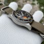 Steeldive Nylon Strap Mens Dive Watch NH35 Automatic Movt Swiss C3 Luminous 41MM 30ATM SD1952V