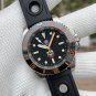 Steeldive Eagle Rubber Strap Mens Dive Watch 41MM Black Dial Japan Mechancial Movt 30ATM SD1954C