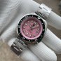 Steeldive Mens Dive Watch 44mm Pink Dial NH35 Automatic Movt C3/C5/BGW9 Luminous 20ATM SD1970B