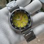 Steeldive 1000M Men's Submariner Watch Yellow Dial 49MM NH35 Automatic Movt BGW9 Luminous SD1983