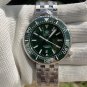 Steeldive Ice Hockey 100ATM 46mm Green Dial Swiss Luminous Mens Mechancial Dive Watch SD1976