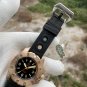 Bronze Bezel and Case 44.5MM NH35 Automatic Mechancial 100ATM Luminous Mens Submariner Watch SD1948S
