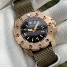 Bronze Bezel and Case 44.5MM NH35 Automatic Mechancial 100ATM Luminous Mens Submariner Watch SD1948S