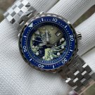 Steeldive Blue Bezel 47.5MM Kanagawa Dial NH35 Mechancial Swiss Luminous Mens Dive Watch SD1975J