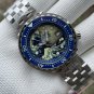 Steeldive Blue Bezel 47.5MM Kanagawa Dial NH35 Mechancial Swiss Luminous Mens Dive Watch SD1975J