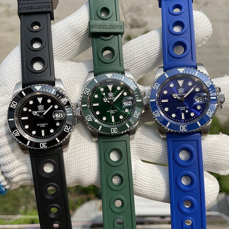 Steeldive Mens Japan Automatic Mechancial Dive Watch 41mm Dial Swiss Luminous 30ATM SD1953