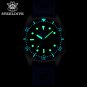 Steeldive Mens Japan Automatic Mechancial Dive Watch 42.5mm Black Dial Swiss Luminous 20ATM SD1979