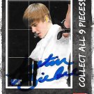 JUSTIN BIEBER HAND SIGNED COLOR PHOTO CARD +COA **AMAZING PRICE** (must see pictures)