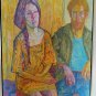 Joseph Solman, Wally and Jessie, Oil on Canvas, signed -  ONE OF A KIND ORIGINAL