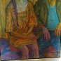 Joseph Solman, Wally and Jessie, Oil on Canvas, signed -  ONE OF A KIND ORIGINAL