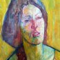 Joseph Solman, Wally and Jessie, Oil on Canvas, signed -  ONE OF A KIND ORIGINAL