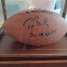 Tom Brady signed autographed New England Patriots Football COA certified RARE