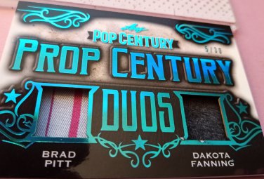 BRAD PITT & DAKOTA FANNING Leaf Prop Century worn wardrobe LIMITED TO 30 PIECES