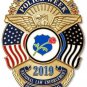 Police Week Badge Collection 2018-2022 engraved numbered sealed manufactures bag