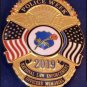 Police Week Badge Collection 2018-2022 engraved numbered sealed manufactures bag