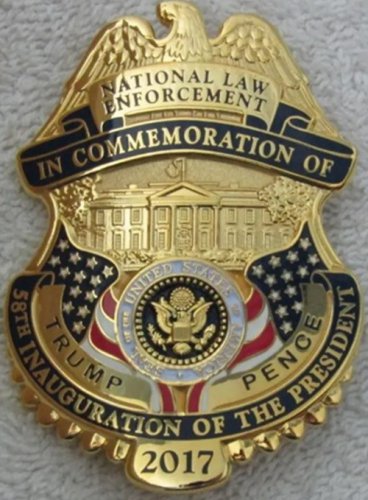 DONALD TRUMP 2017 Inauguration Protective Detail Lapel Pin mini badge RARE FIND!