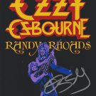 OZZY OSBORNE Hand Signed Color 8x10 Photo  AMAZING PRICE - ONE OF A KIND ITEM!