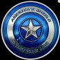 Police Challenge Coin - America's Shield - A Thin Blue Line - Blue Lives Matter