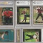 TIGER WOODS Graded Rookie 9 Card Lot (8) Grade "10" (1) Grade "9" MINT or BETTER