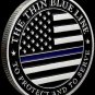 Police Officers THIN BLUE LINE Law Enforcement Challenge Coin Romans 13:4 prayer